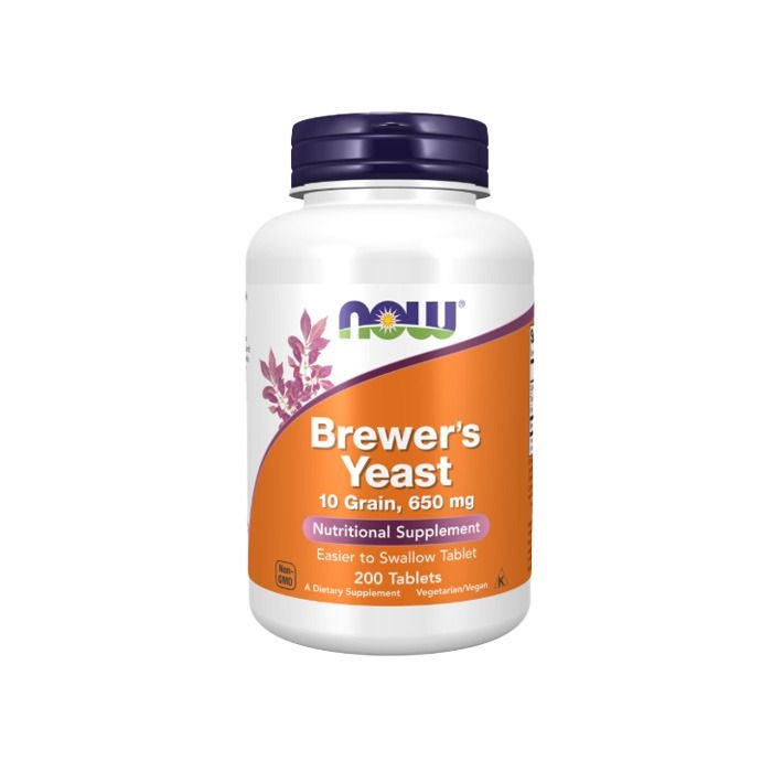 [해외] 나우푸드 브루어 이스트 맥주효모 10grain, 650mg 200타블렛