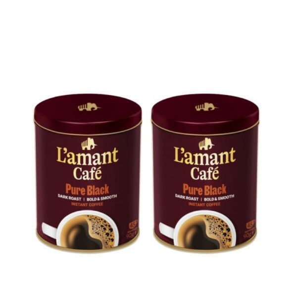 베트남 라만트 퓨어 블랙 커피 90g(캔) x 2개