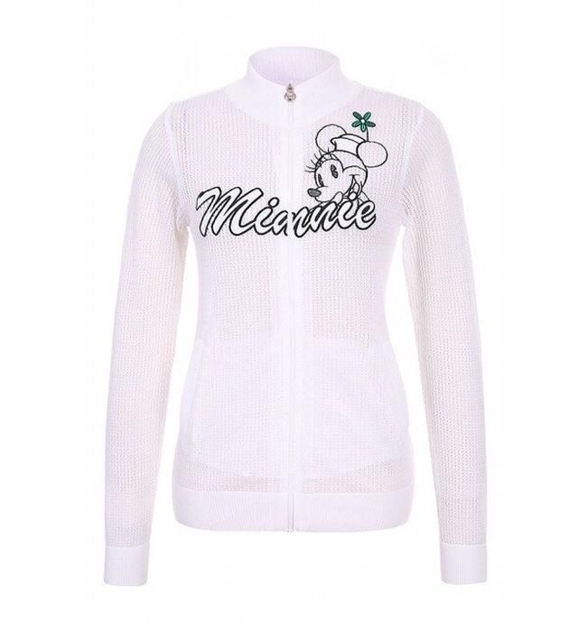 [디즈니골프][본사] 디즈니골프 여성 골프 매시 집업 가디건 DL1LKG008