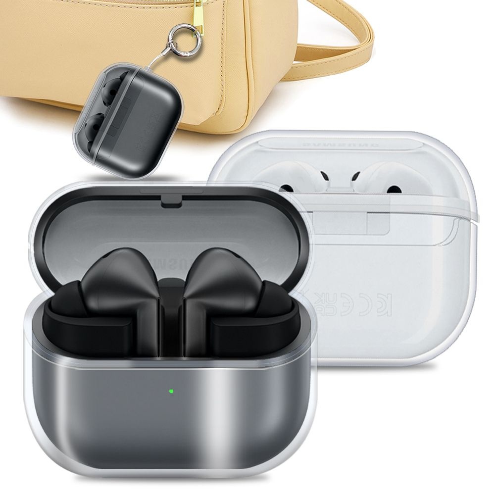 고부기 (현대Hmall) 갤럭시 버즈3 FE 투명 TPU 키링 케이스