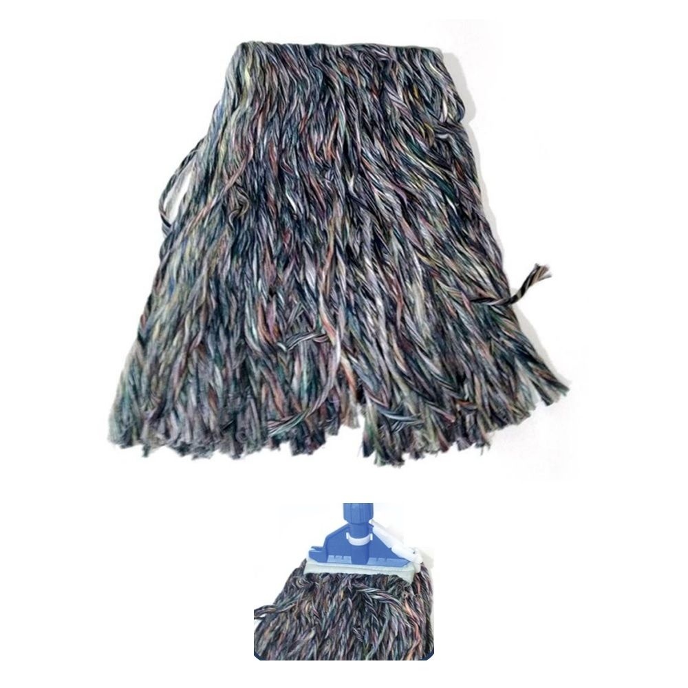 [SJ청소용품도소매]흡수력좋은 때안타는 색사 마포걸레 리필 먼지제거 빠른건조 강당바닥 튼튼