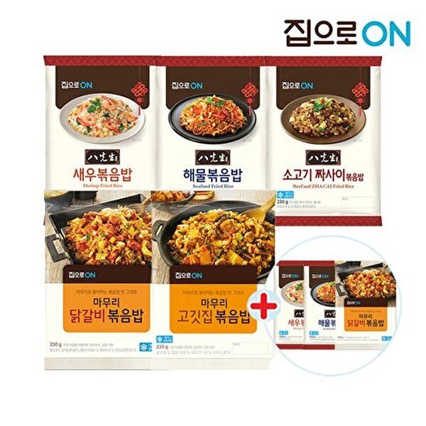 집으로ON [집으로ON]집으로ON 팔선생/마무리 볶음밥 230g x 12개 + 증정3개