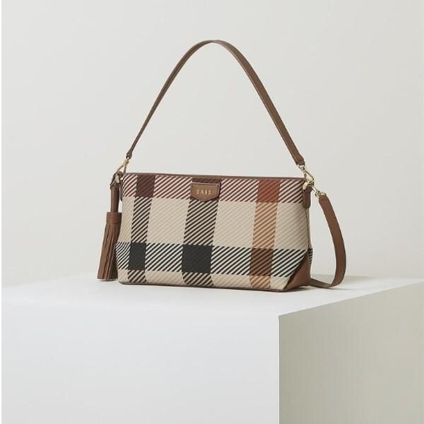 닥스 DAKS 브라운 빅하우스체크 숄더백 DCBA2F686W2 391915