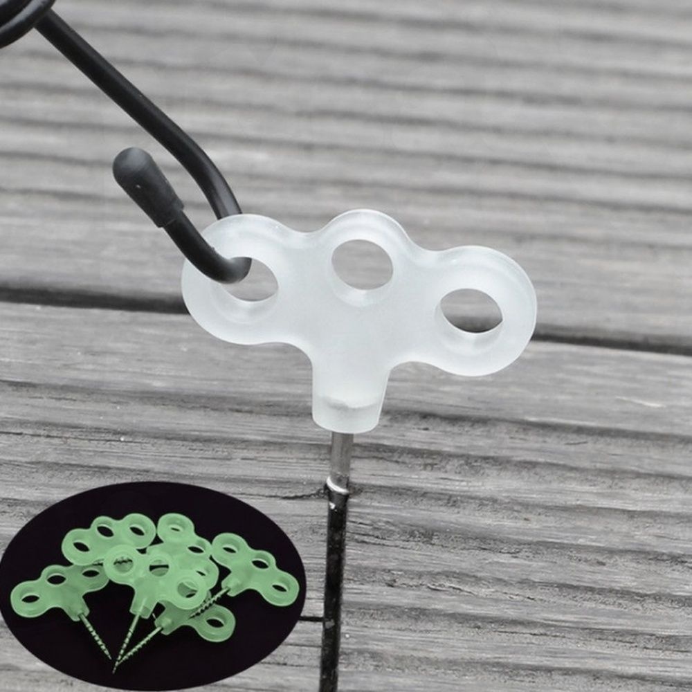 협력사 캠핑 텐트 데크팩 나사팩 5개 야광 스크류팩 고정 야외용 박기