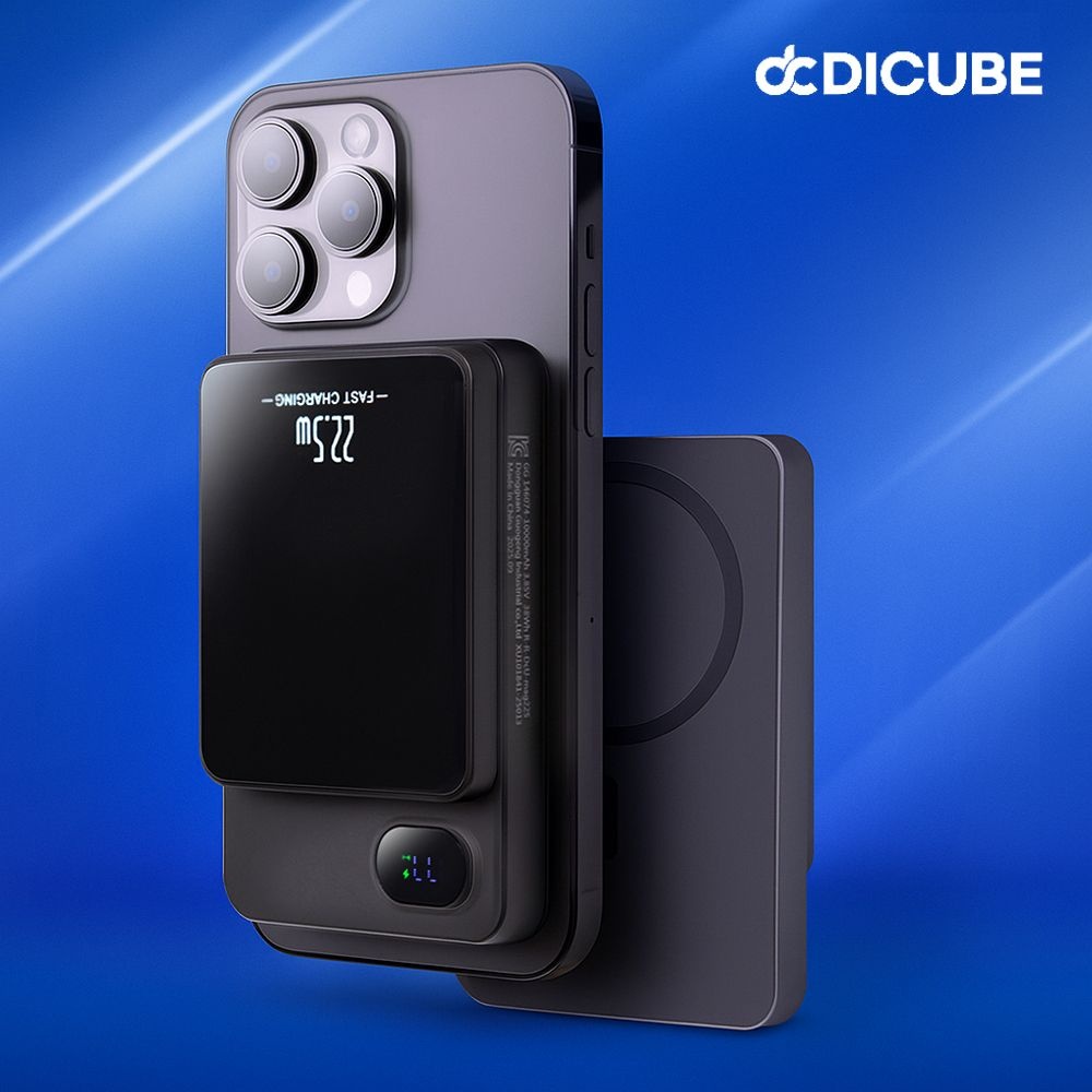디큐브 맥세이프 보조배터리 10000mAh 22.5W 고속충전 자석형 아이폰 무선휴대용
