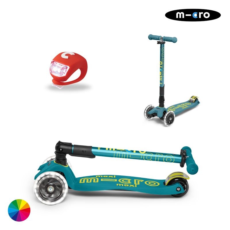 마이크로모빌리티시스템 마이크로킥보드 [11/9~11/11 사은품] 맥시T 폴더블 디럭스 LED + 라이트 증정