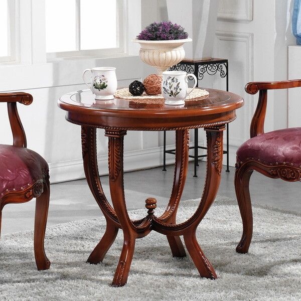 더리체 [더리체] [무료배송] 클래식 엔틱가구 프렌디 베니스 원형 테이블 [CP]