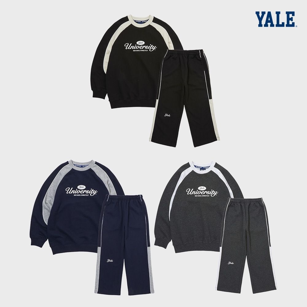 예일 키즈 [롯데온 단독특가] 예일키즈 래글런 배색 상하세트 4종 택1 A5F012