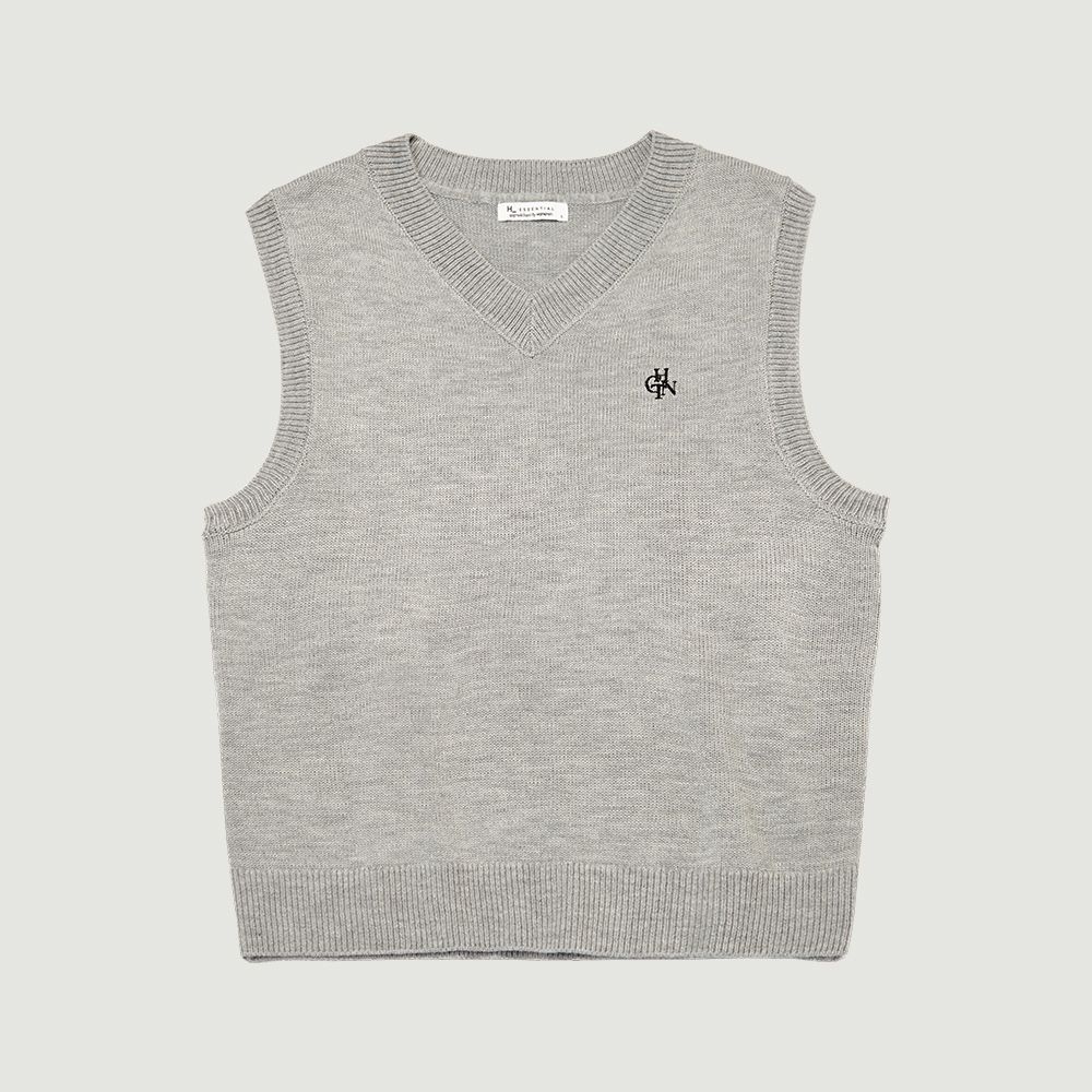 브랜드라이프스타일 행텐 남성 아크릴 세미오버 브이넥 베스트-SP1043062104033