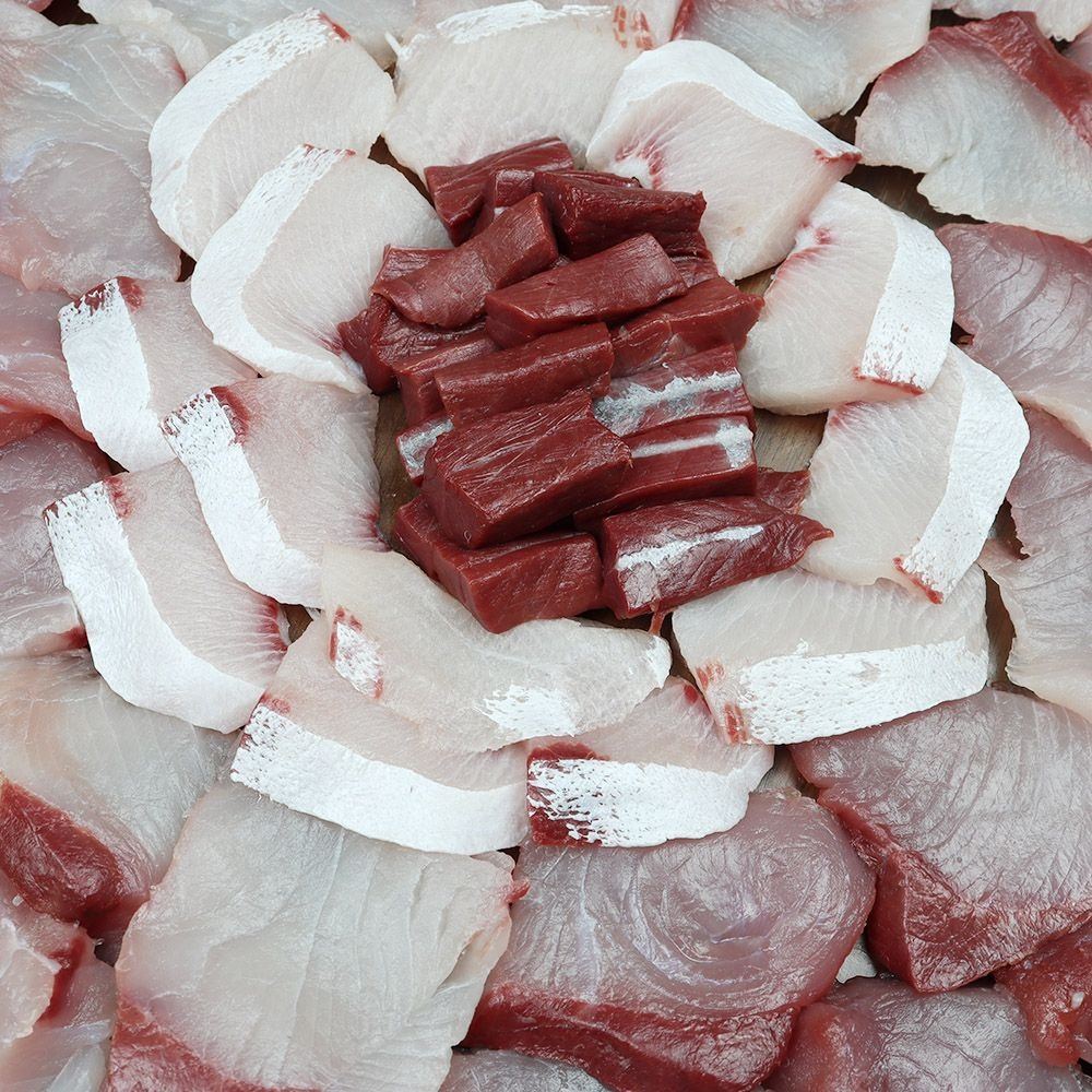 에바다 겨울바다의 제왕 제주 통 필렛 대방어 6kg 반마리