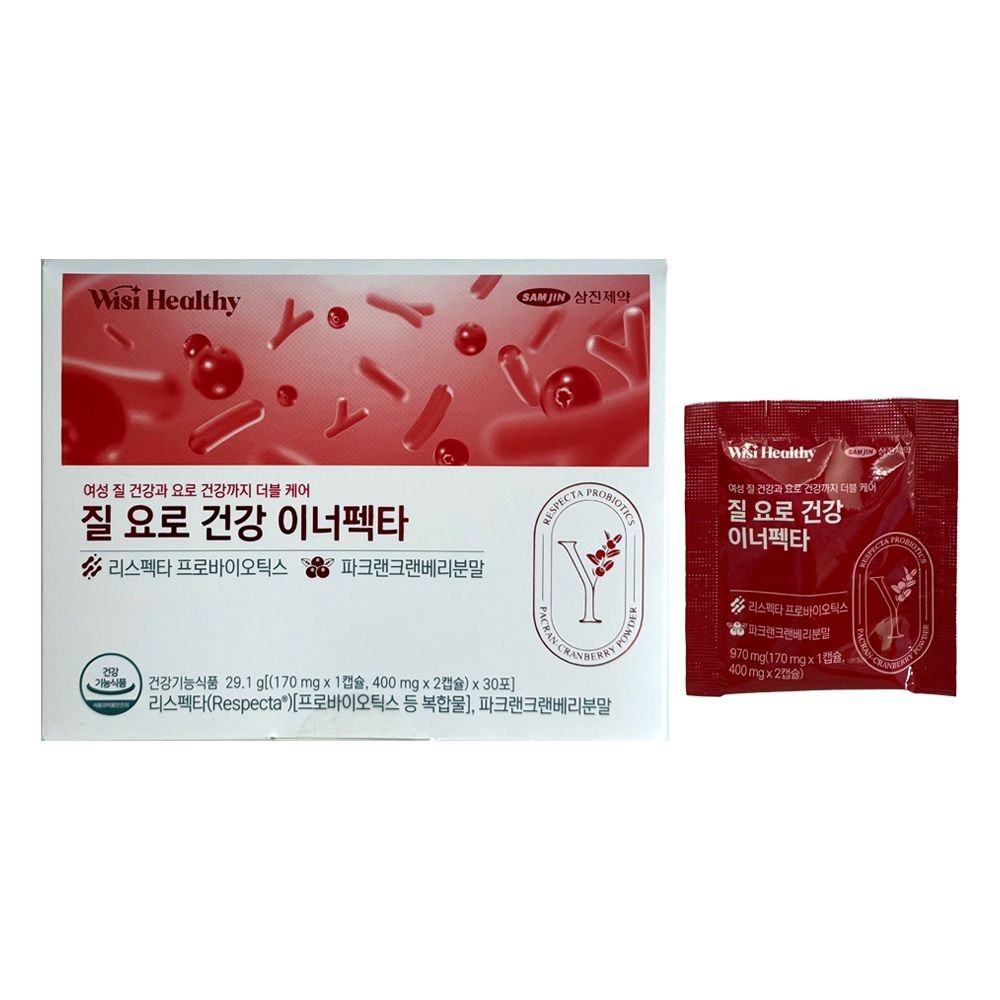 갓생쇼핑]삼진제약 질 요로 건강 이너펙타 970mg x 30포 1개 / 써클