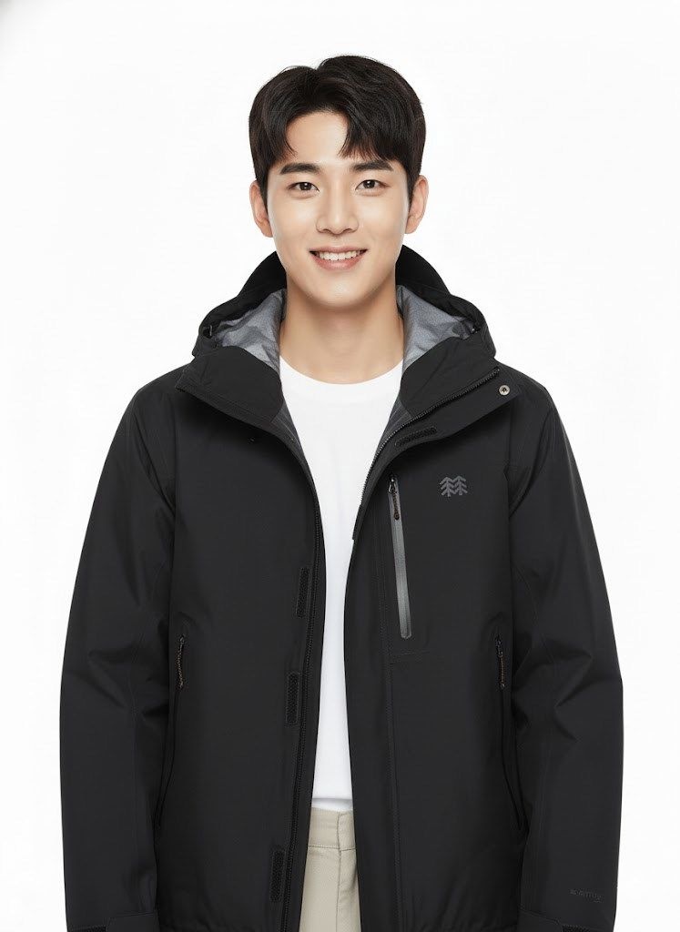 코오롱 스포츠 HERO 남성 고어텍스 3L 프로쉘 자켓 JWJGX24001BLK (KS6455JWJ)