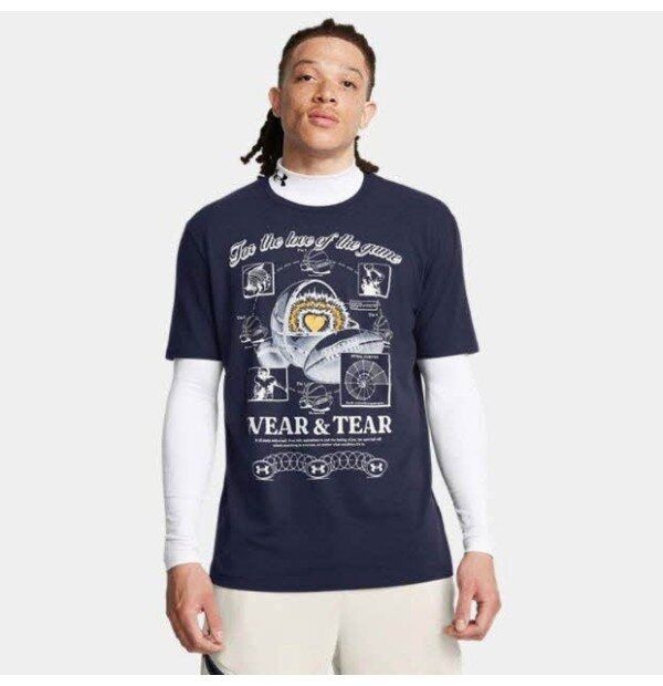 언더아머 국내매장 전용 언더아머 UNDERARMOUR KQJ 1386809-410 남성 UA 러브 오브 더 게임 반팔티셔츠 573723