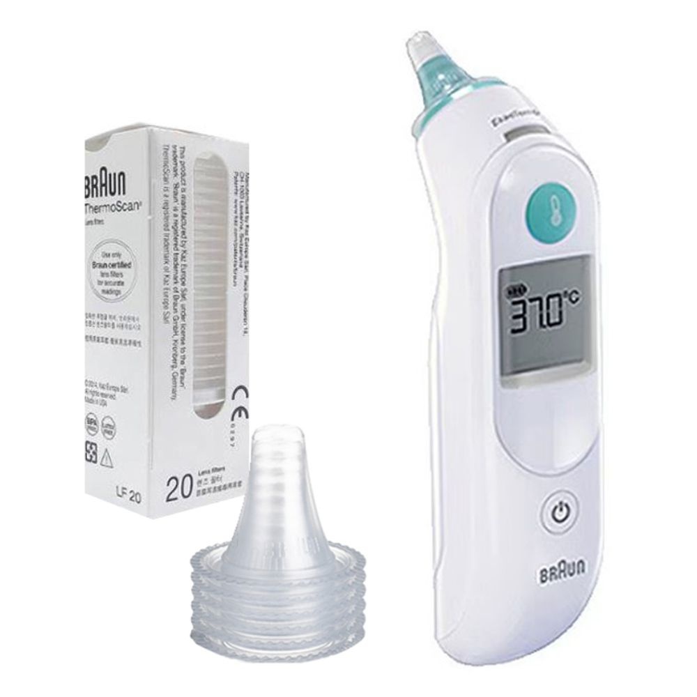 KeyTronicEMS 브라운 귀체온계 - IRT-6030(필터21개 포함)+추가 리필필터 한팩(20매)