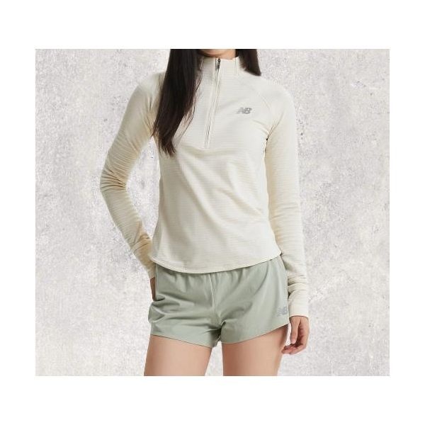 브랜드 뉴발란스 NEW BALANCE NBNDF46912 WOMEN Heat Grid 반집업 IVORY NBNDF46912_39 646900