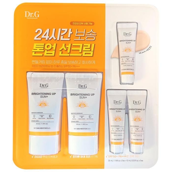 닥터지 브라이트닝 업 선플러스 톤업 선크림 100ml x 2세트 SPF+ PA+++
