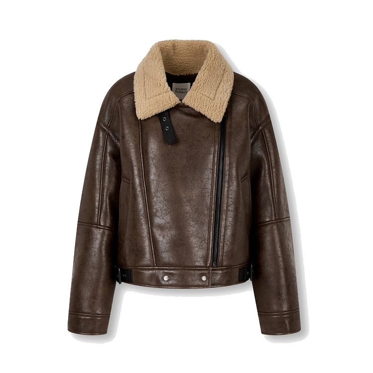 [롯데백화점] 스튜디오 톰보이 카라배색 빈티지 무스탕 9175461982_isa LE1220318553