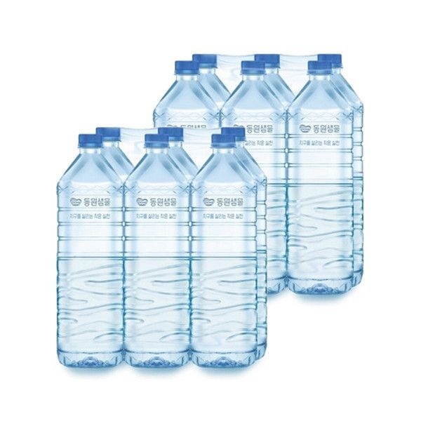 동원샘물 이지하우스 동원샘물 생수 무라벨 2.0L X 12개 / 생수전문배송 515993
