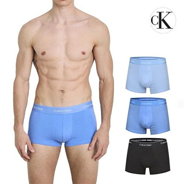 캘빈클라인 [캘빈클라인]캘빈클라인 CK 언더웨어 아이콘 코튼 스트레치 남자 드로즈 속옷 3팩 세트 NB4392-W8O