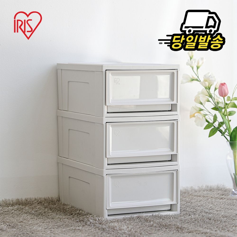 (1+1) 플라스틱 서랍형 수납 박스 정리함 수비르 소형 BC-370