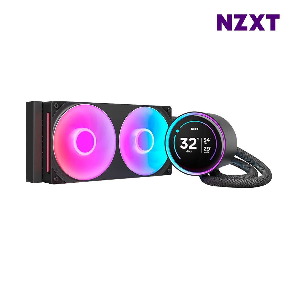 NZXT KRAKEN ELITE V2 240 RGB 블랙 CPU쿨러 수냉쿨러