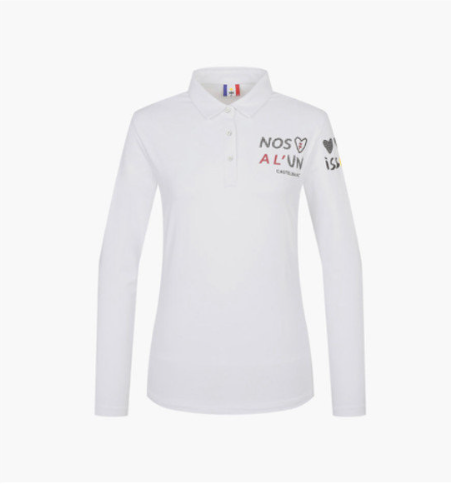 까스텔바작 까스텔바작 [모다아울렛][까스텔바작]여성 로고 아트웍 카라 티셔츠_BGBSTS901WH._CJ 충주점