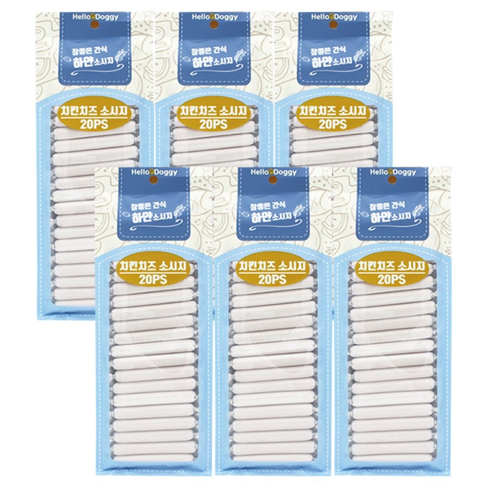 참좋은간식 하얀소세지 치킨치즈 20p 6개