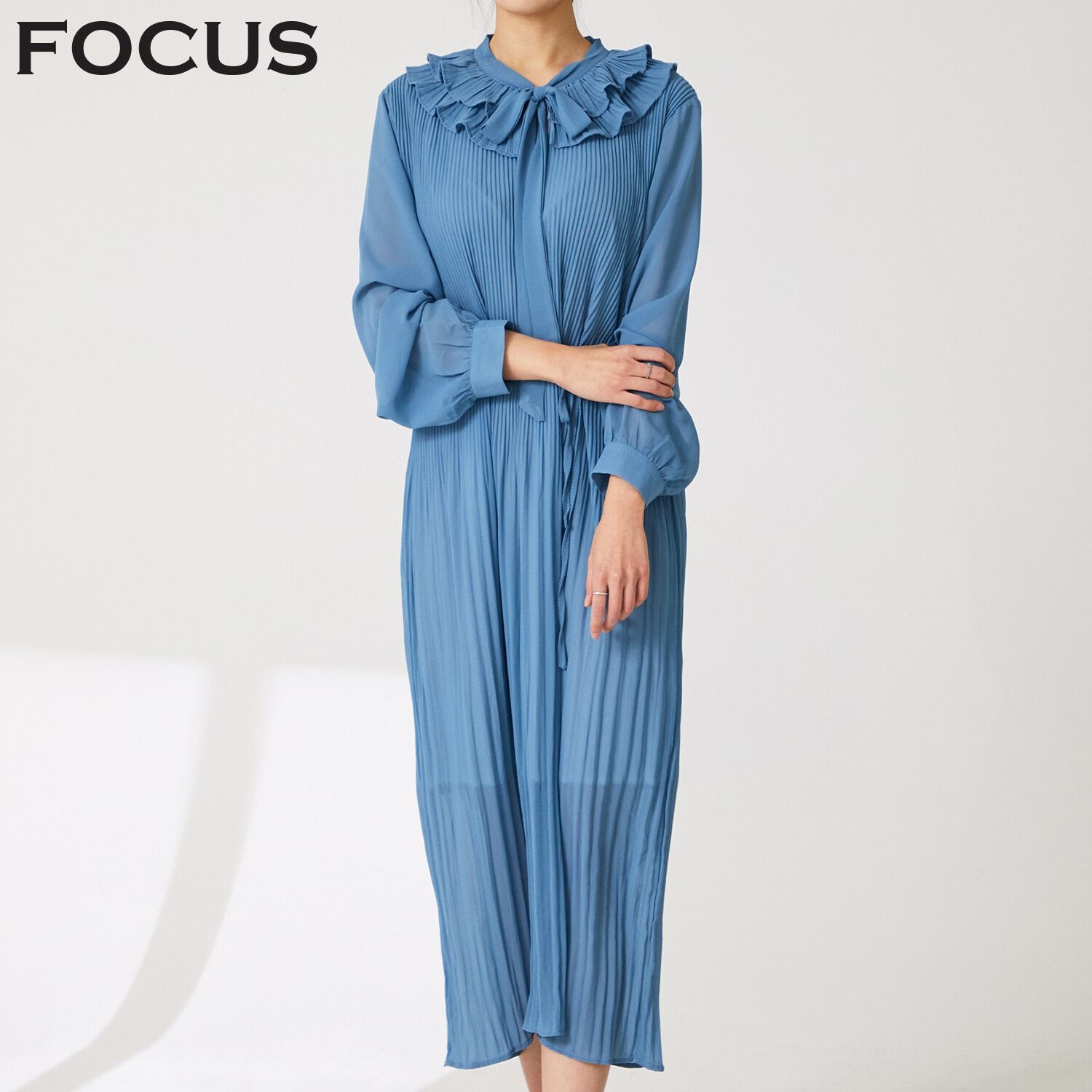 포커스 [모다아울렛][포커스]이중프릴원피스/FS2A7OP0006_JK 전주김제점