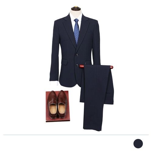 모던브릭 [패션플러스][모던브릭]레호 네이비 슬림핏 싱글 수트(봄가을)