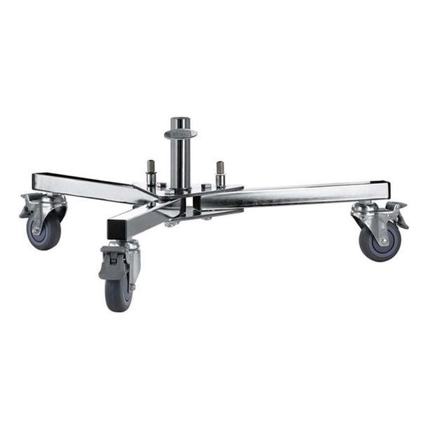 [하프클럽]카메라삼각대 카메라 바퀴형 런웨이 롤러 스탠드 강철 베이스 (350) (붐암 별매)