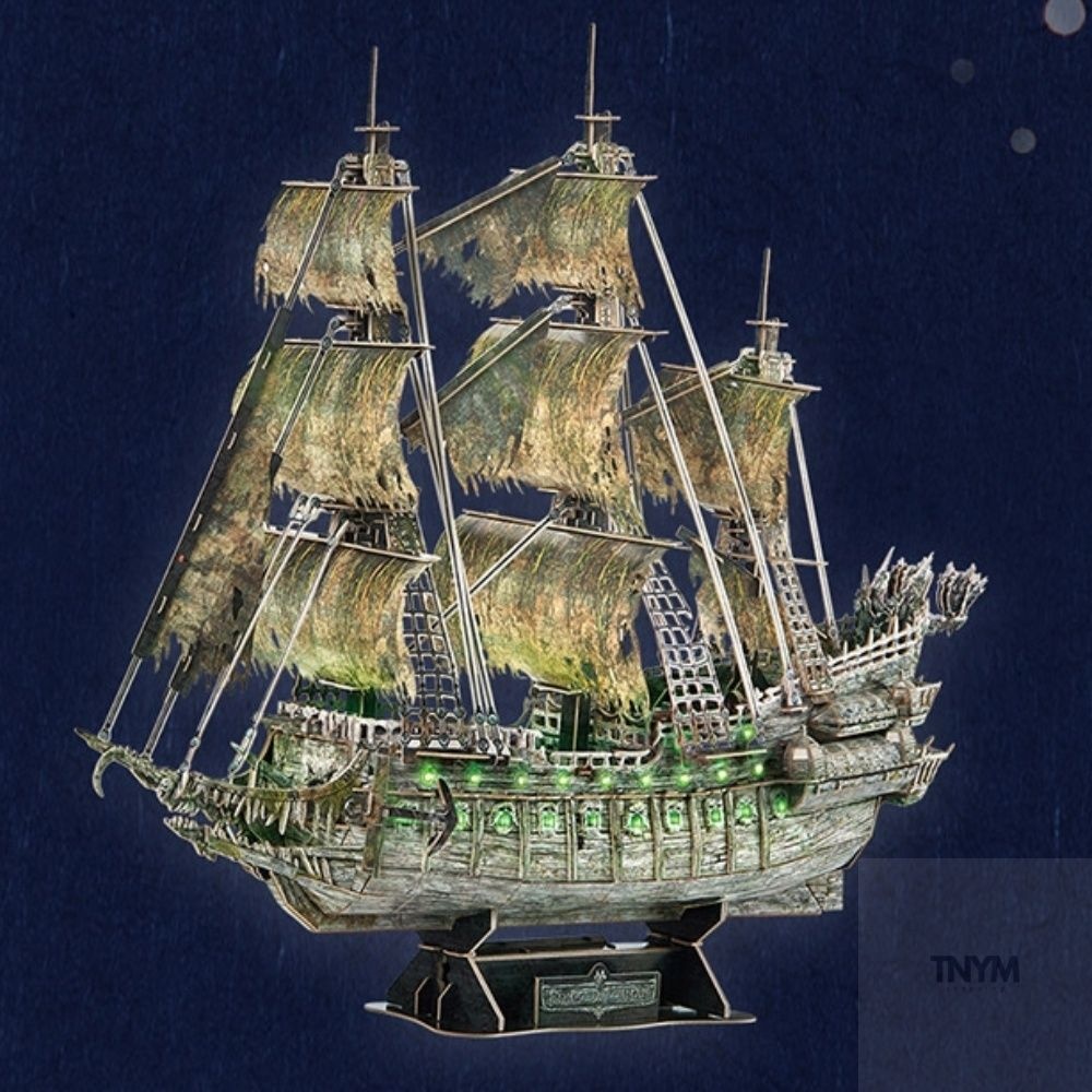 건축물모형 유명건축물 건물미니어처 3D 입체퍼즐 플라잉 더치맨 LED