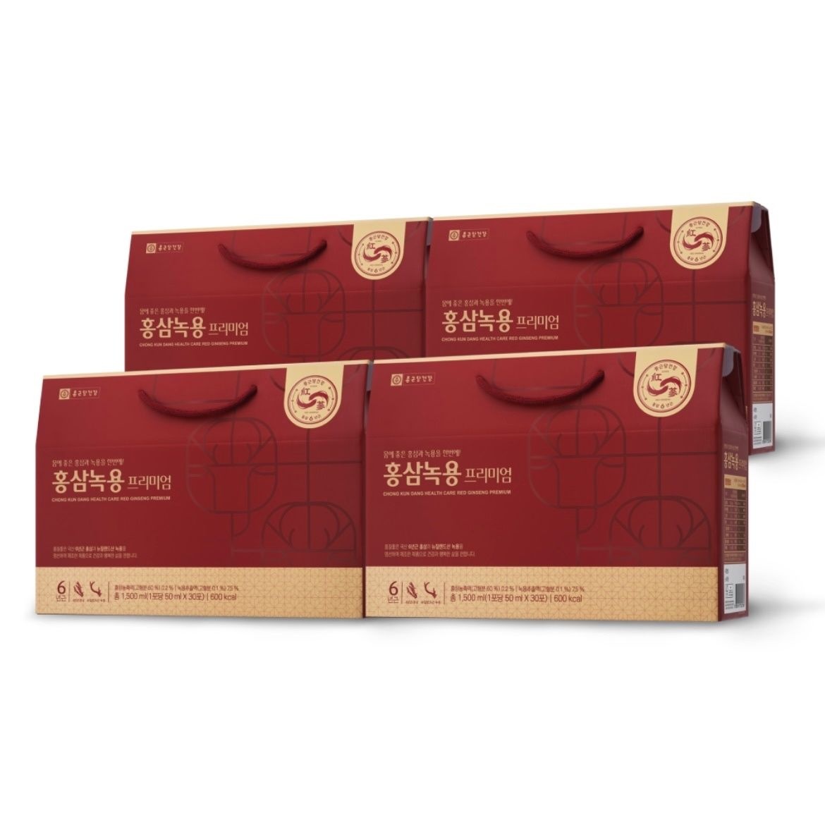 종근당건강 (현대Hmall) [종근당건강] 홍삼 녹용 프리미엄 3+1 선물세트(총 120포)