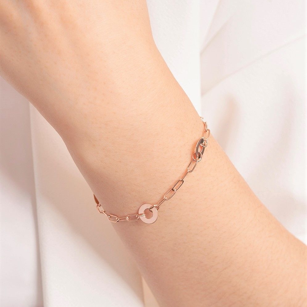 GB] 모던코인 패턴 18k GOLD 팔찌 LWB22012G