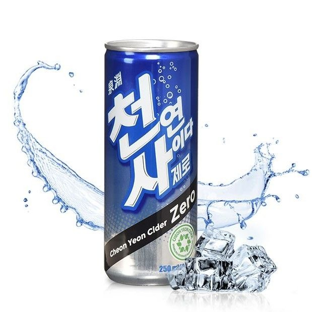 무설탕 제로칼로리 천연사이다 제로 250mlx30캔 
