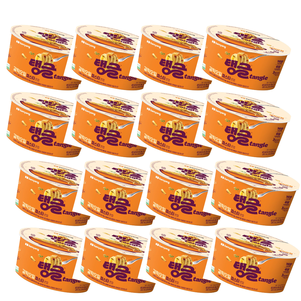 탱글 갈릭오일 파스타 105g x 16개 마늘과 레드페퍼조화