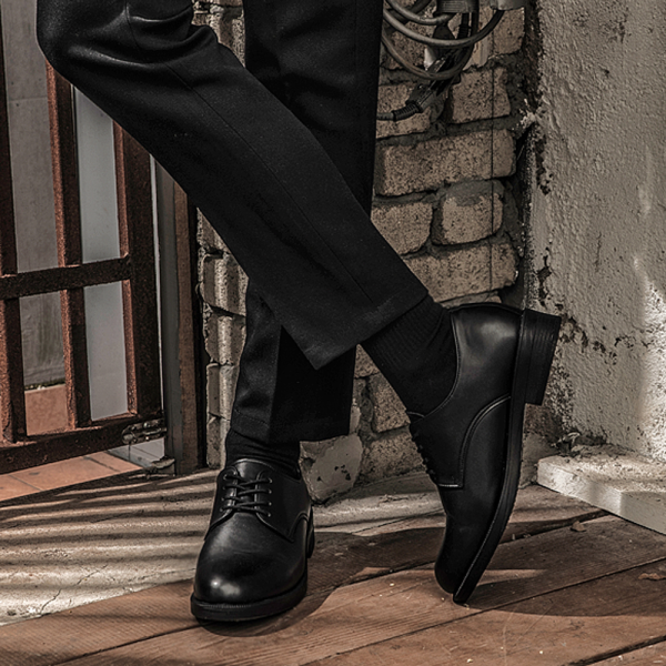 비에스큐티바이클래시 [패션플러스][비에스큐티바이클래시]BSQT F10 포츠머스 4홀 베이직 더비 슈즈 미드나잇블랙