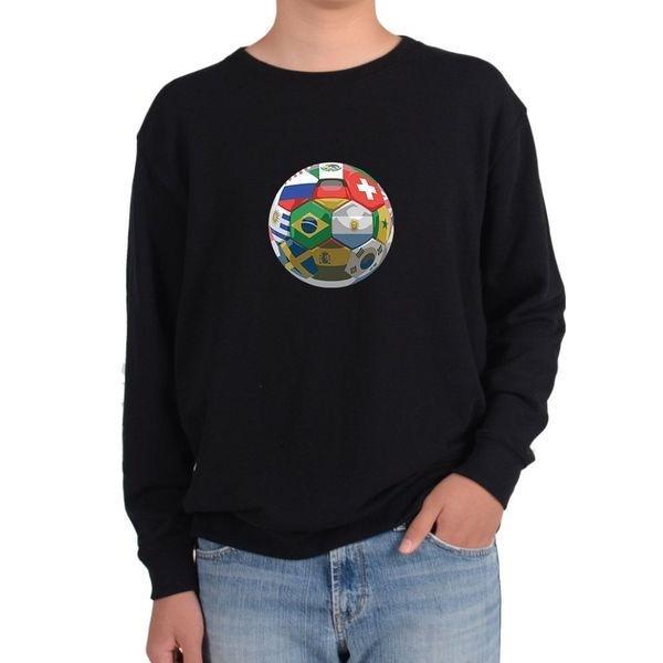 [하프클럽]맨투맨 축구공 월드컵대회 축구 잘하는 나라 SOCCER그림 다양한 사이즈