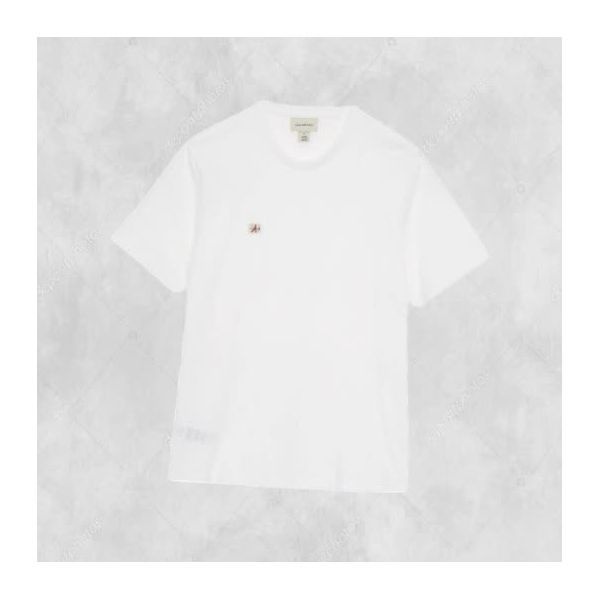 캘빈클라인진 남성 클래식핏 뱃지 로고 반팔 티셔츠 4RC272G YAF 245400 FE5263075-E2B