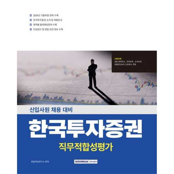 서원각 [서원각] 한국투자증권 직무적합성평가