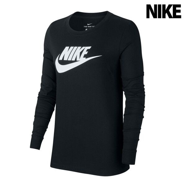 NIKE 나이키 [나이키] 여성용 NSW 에센셜 아이콘 퓨추라 맨투맨 BV6171-010