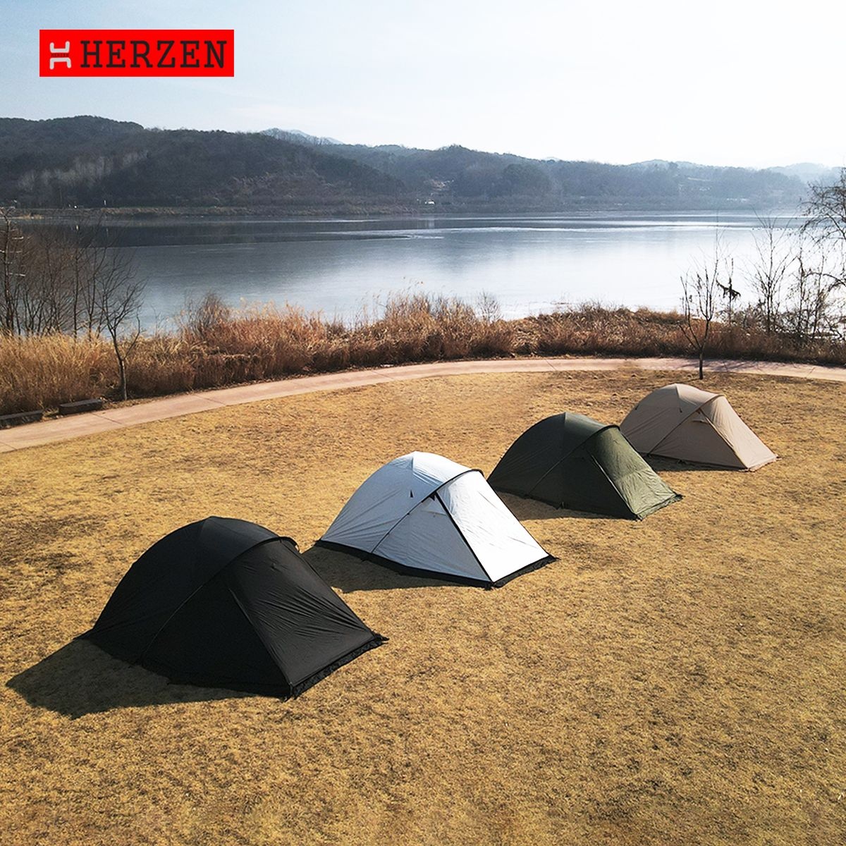 에르젠 엘돔S5 260 / 이너텐트 포함 간편설치 소규모 돔텐트