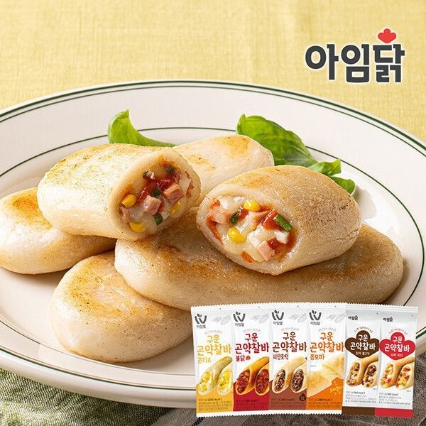 아임웰 아임웰 구운 곤약찰바 100g 6종 12팩+12팩 총 24팩