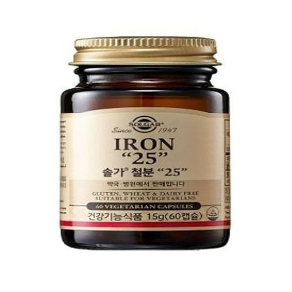 [유로메디] 솔가 철분25 60정 2개월분