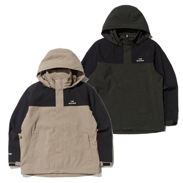 [롯데백화점] 아이더 23 F/W 신상 POP 2L 남성 블럭 방풍 자켓 DMU23183