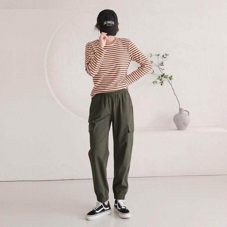 [PAPA.G]조거팬츠 여자 안감 양털 카고팬츠 겨울바지 3컬러[인기제품]