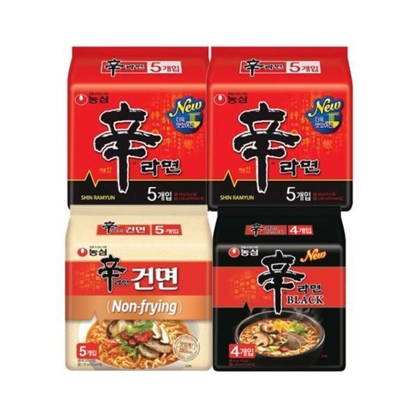 농심 농심 신라면 10개 + 신라면 건면 5개 + 신라면 블랙 4개