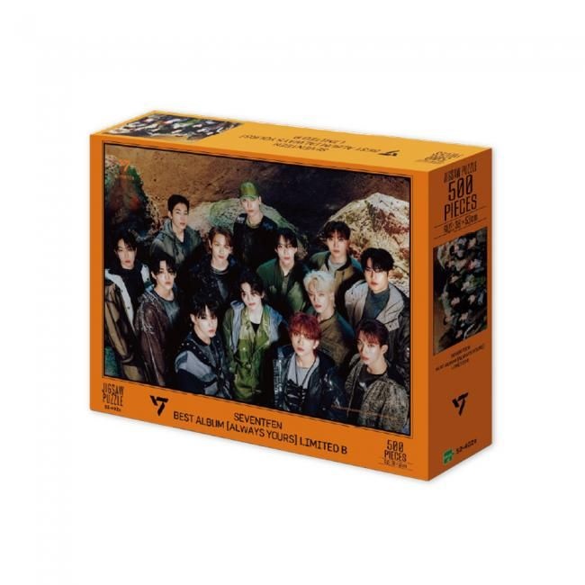 [롯데백화점] 파오슈와츠 직소퍼즐-세븐틴 500피스(SEVENTEEN BEST ALBUM [ALWAYS YOURS] LIMITED B) LE1220521464