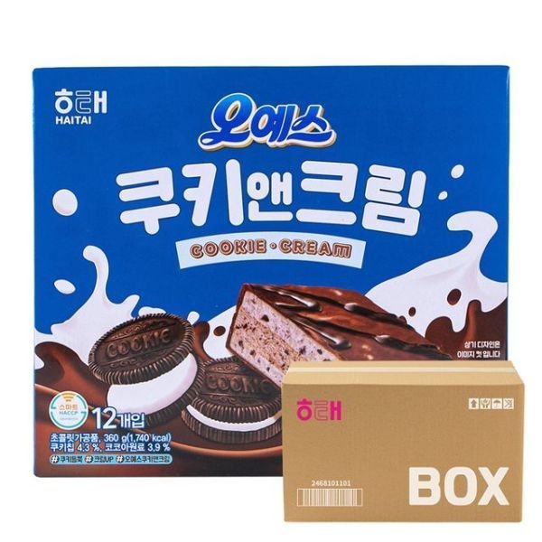 해태제과 해태 오예스 쿠키앤크림 360g 10입