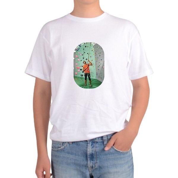 [하프클럽]길단 아시아핏 반팔티 실내클라이밍게임 암벽등반 안전주의 지구력그림 다양한색상 전사이즈