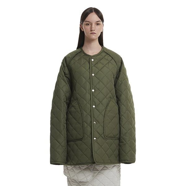 {매장정품}TRUNK PROJECT Khaki Quilted JacketTP22JA14247987